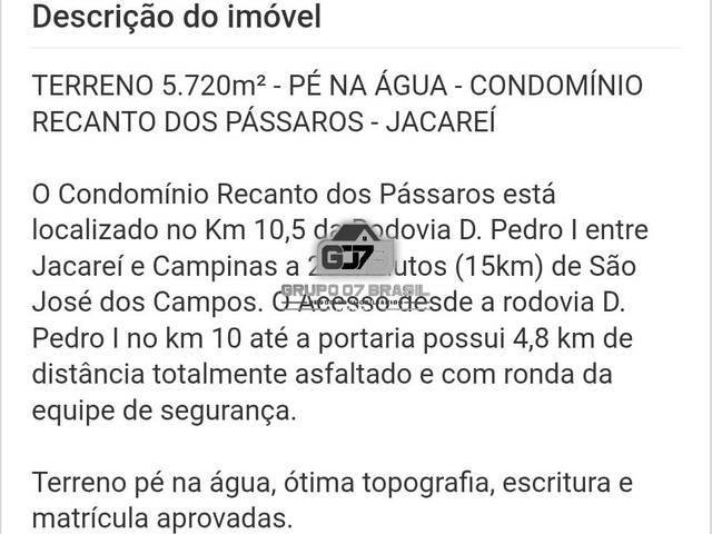 Terreno em condomínio para Venda em Jacareí - 4