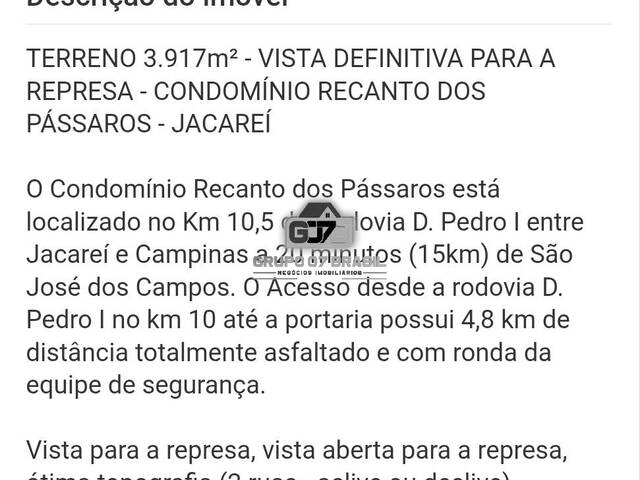 Terreno em condomínio para Venda em Jacareí - 2