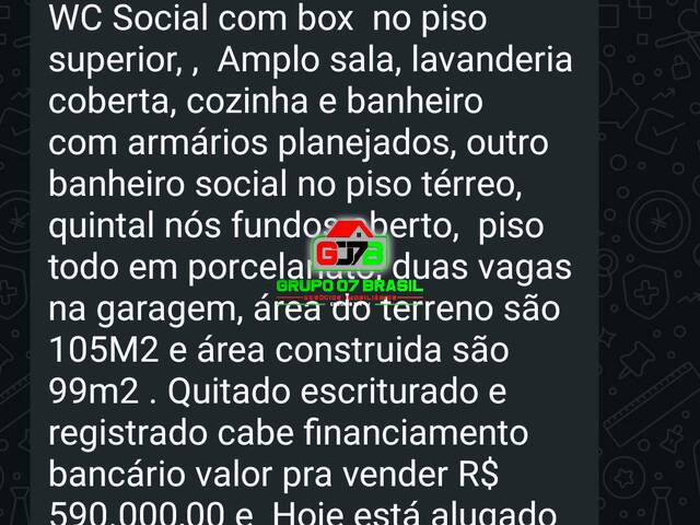 #3524 - Casa para Venda em São José dos Campos - SP - 3