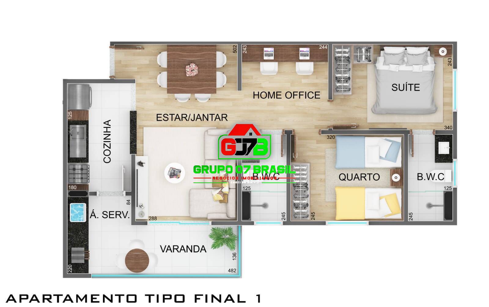 Apartamento, 2 quartos, 64 m² - Foto 17