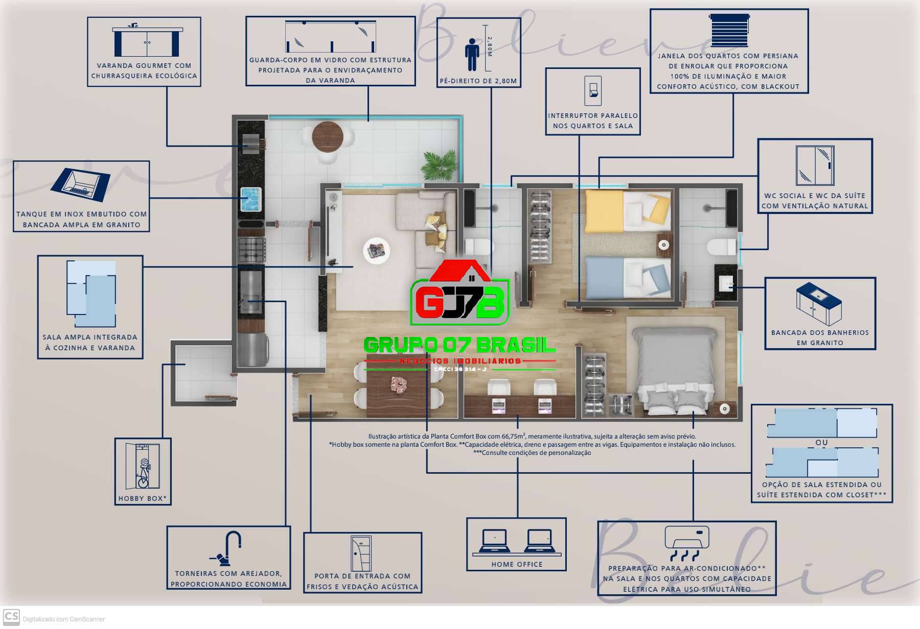 Apartamento, 2 quartos, 64 m² - Foto 40