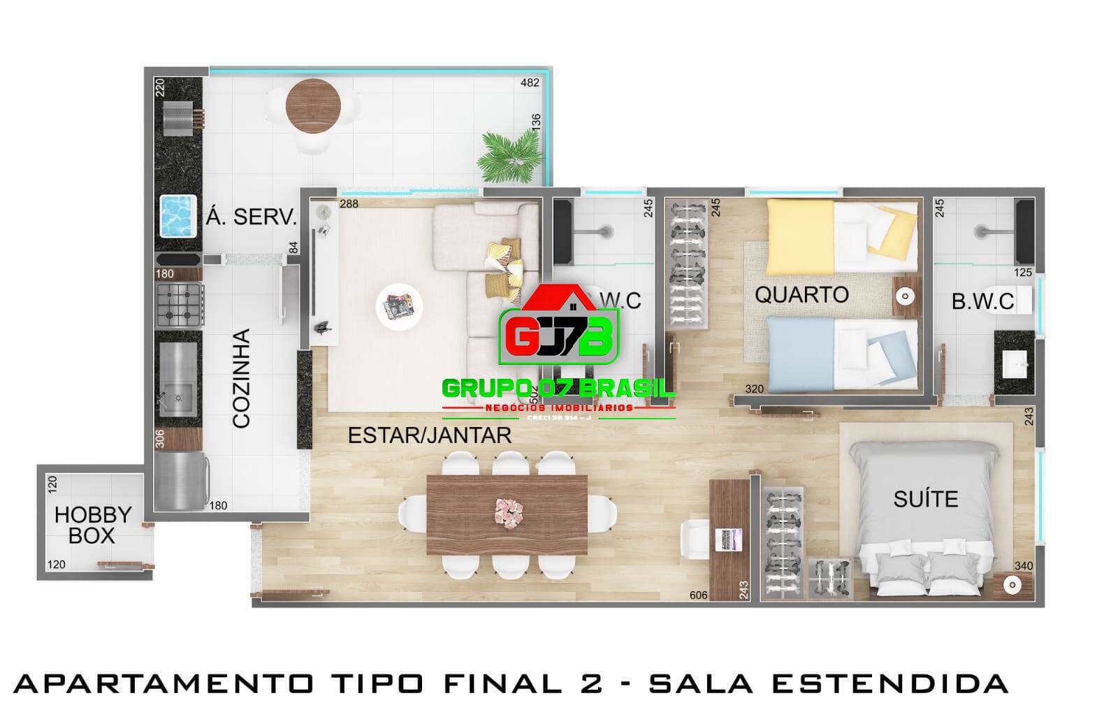 Apartamento, 2 quartos, 64 m² - Foto 45
