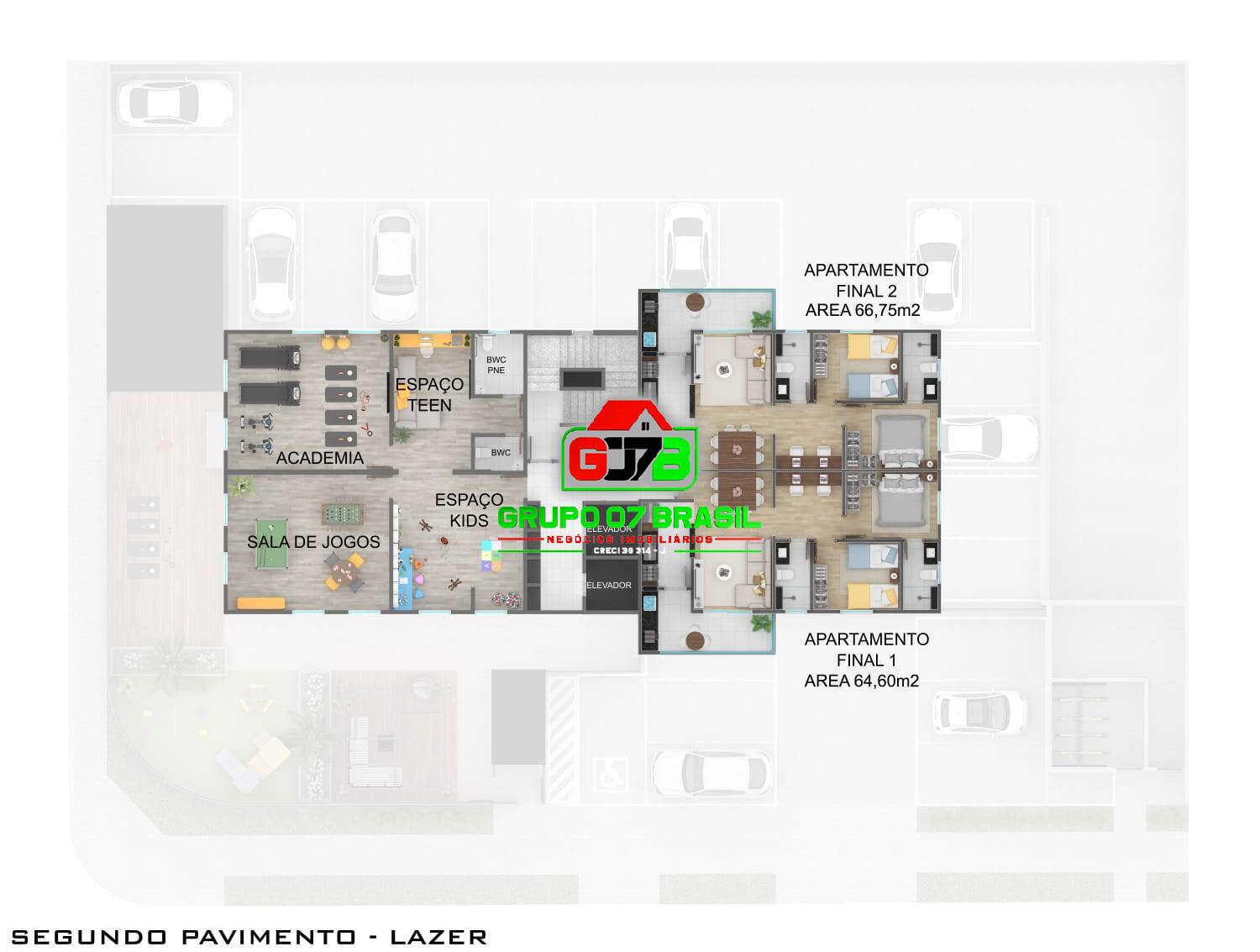 Apartamento, 2 quartos, 64 m² - Foto 43