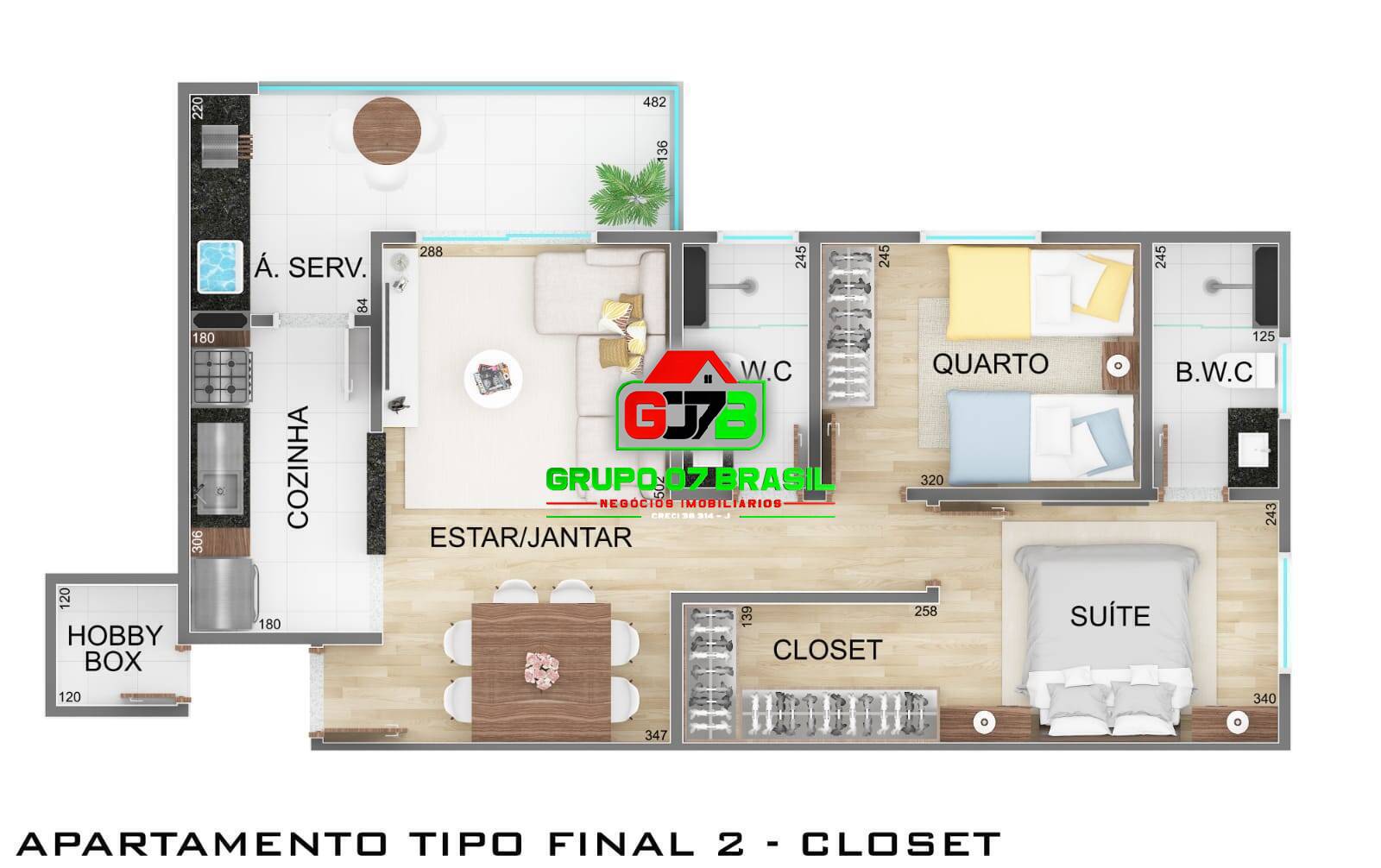 Apartamento, 2 quartos, 64 m² - Foto 42