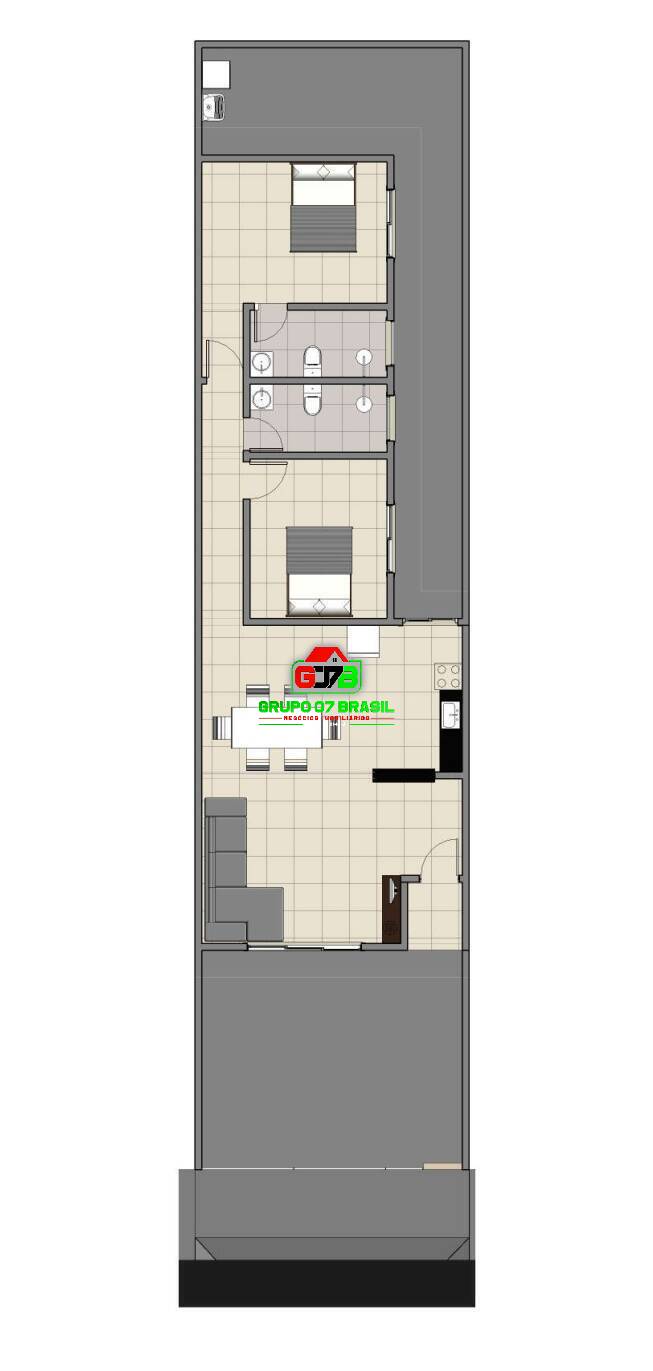 Casa, 2 quartos, 80 m² - Foto 35